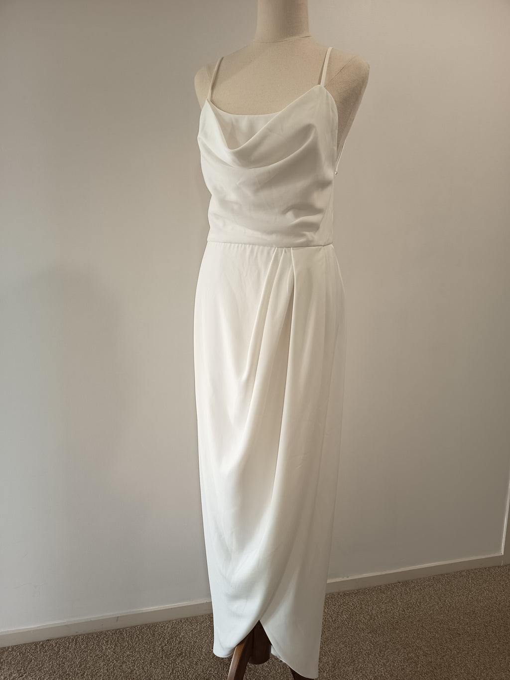 Shona Joy Leticia Cowl Midi Dress (10)