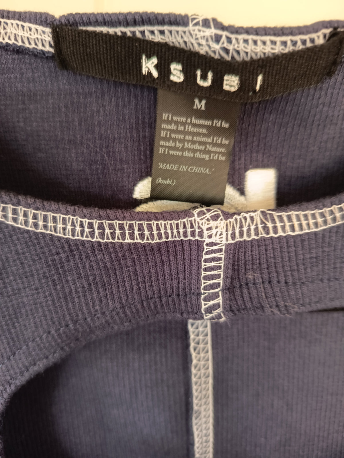 Ksubi Navy Pursuit Bodysuit