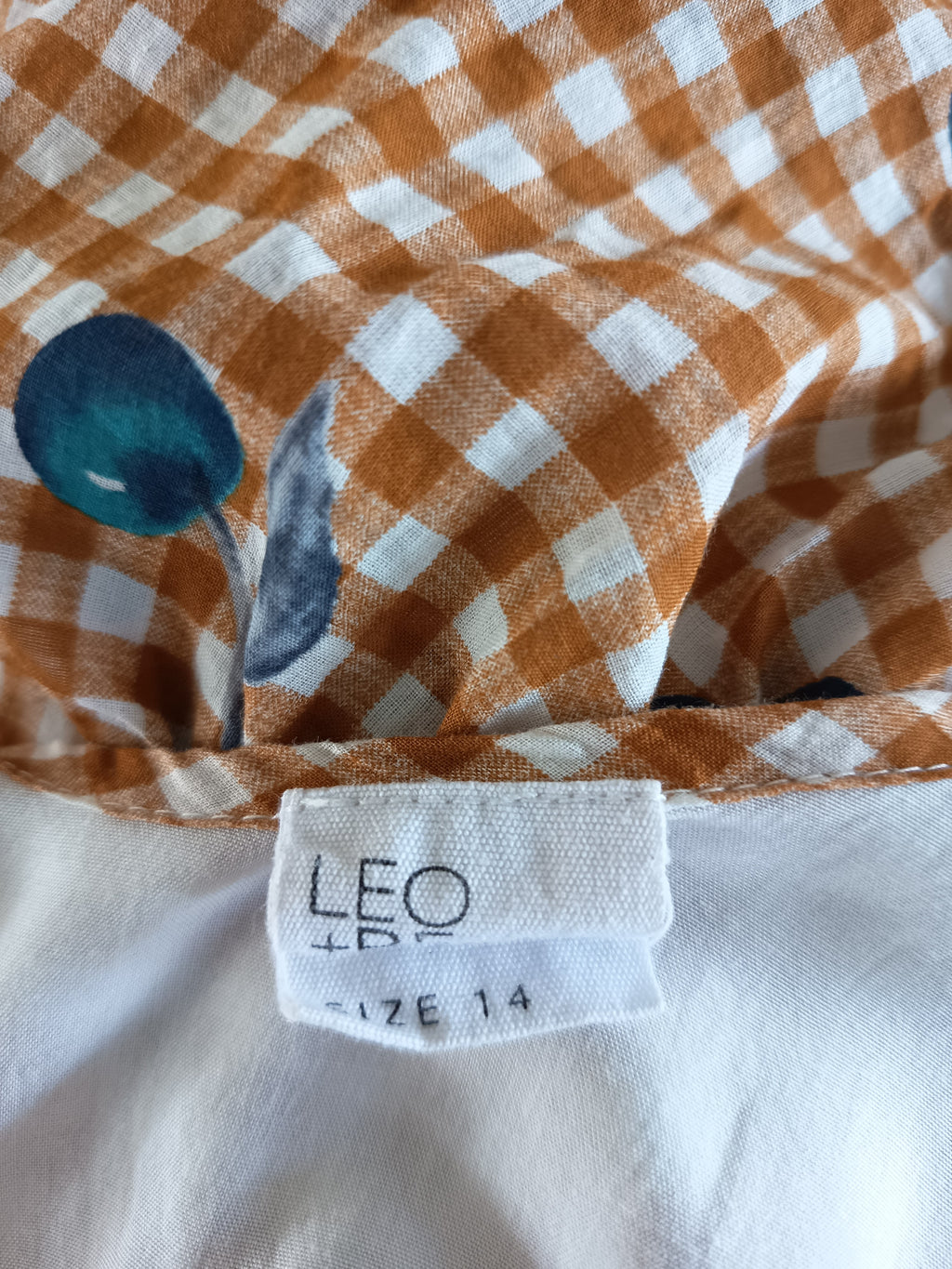 Leo+Be Gingham Cherry Mini Dress (14)
