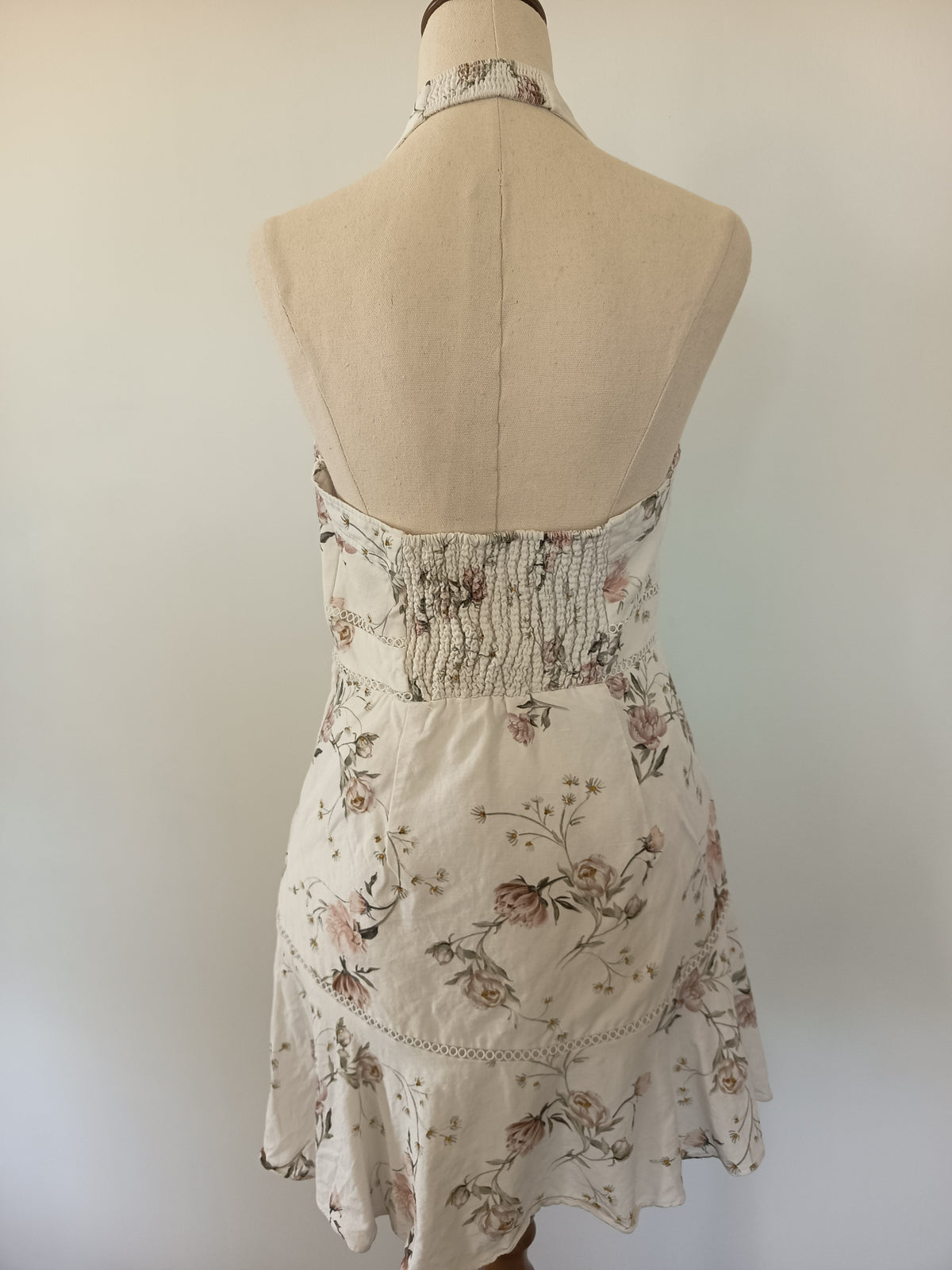 Forever New Porcelain Arianna Halter Mini Dress (10)