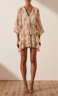 Shona Joy Nina Frill Mini Dress
