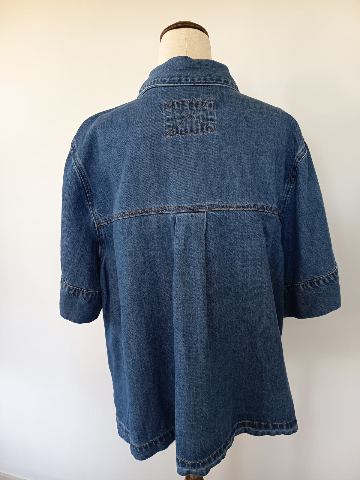 Ceres No Short Sleeve Denim Shirt (L)