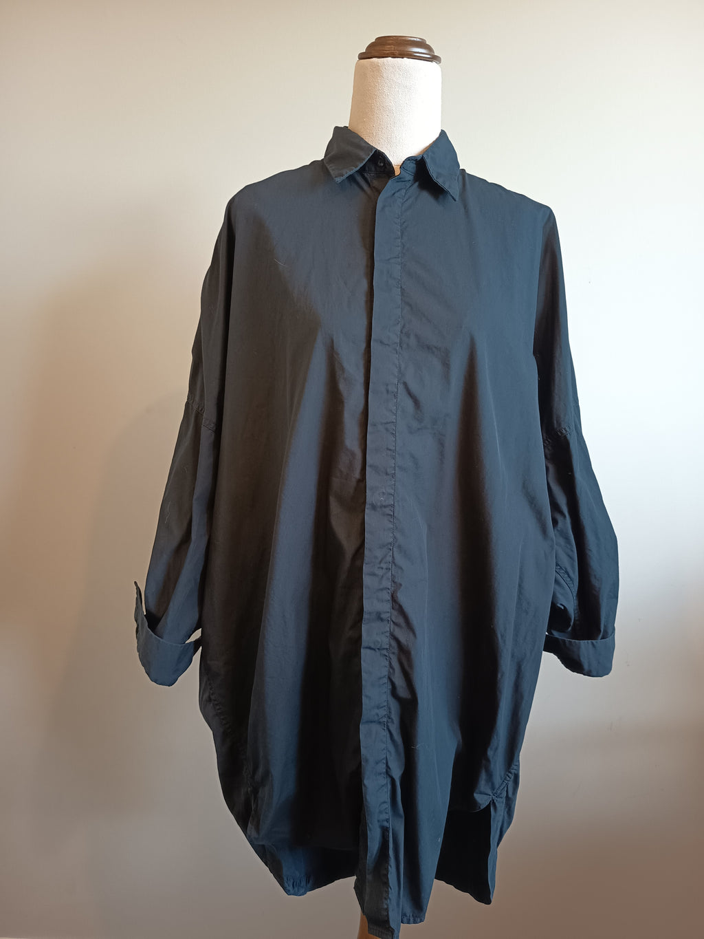Bassike Oversized Shirt Dress (XS)
