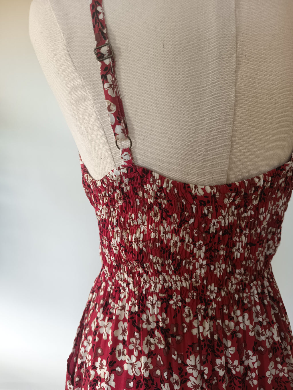 Kivari Floral Tie Front Midi Dress