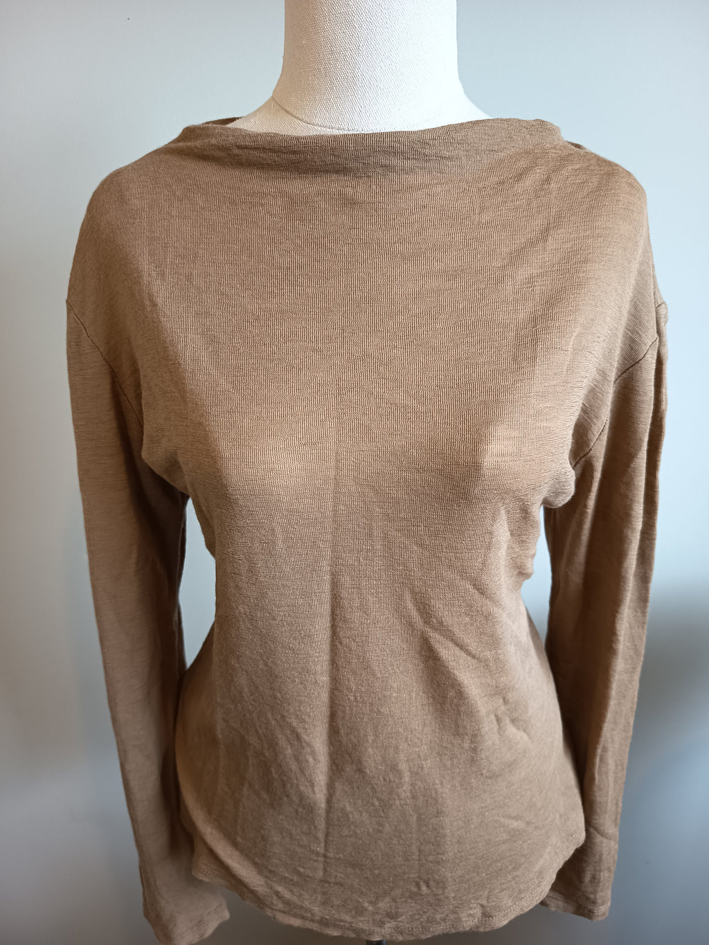 Country Road Boatneck Wool Top