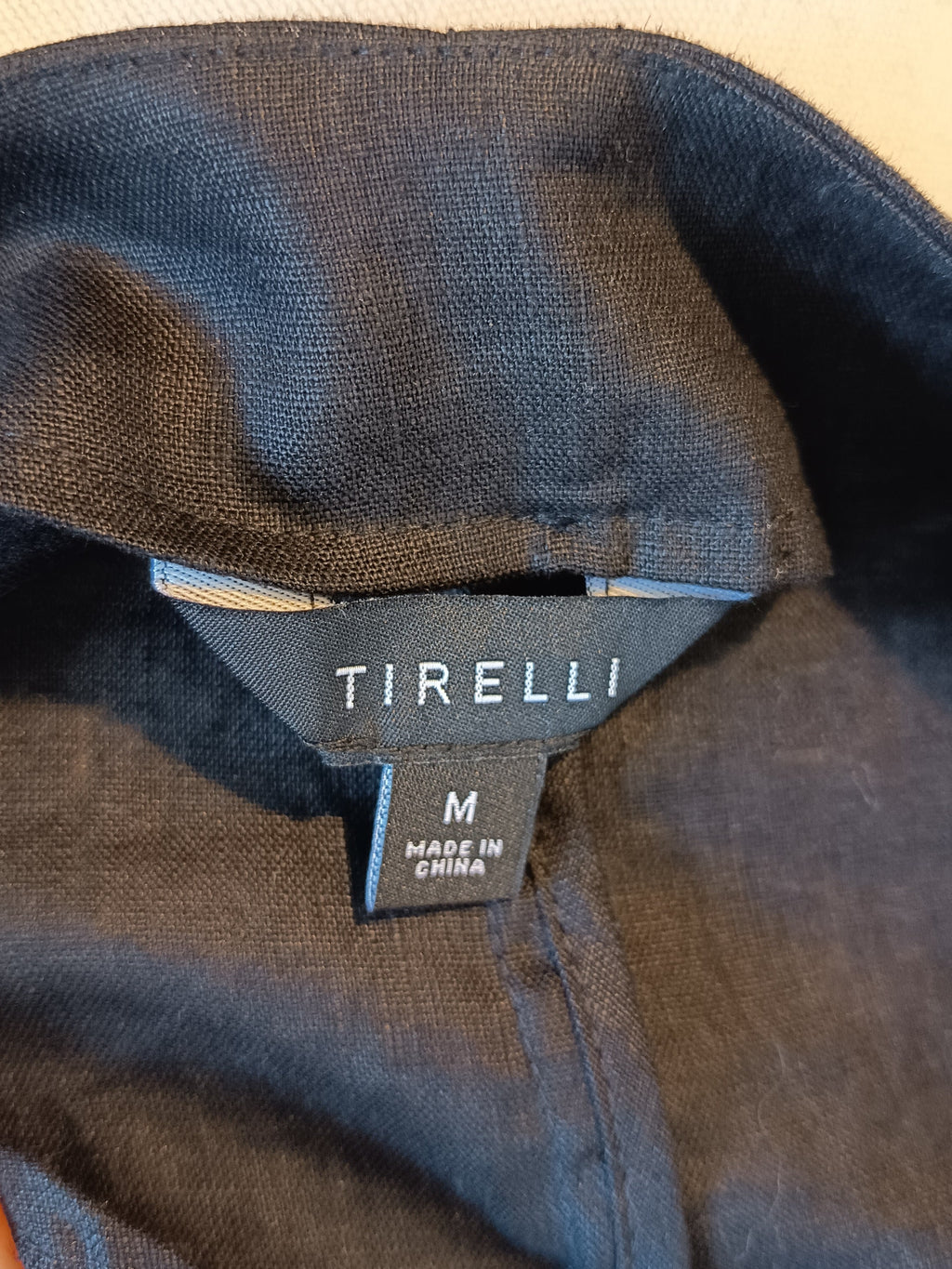 Tirelli Pleat Hem Linen Top