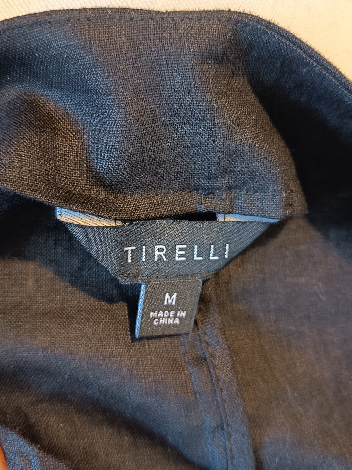 Tirelli Pleat Hem Linen Top