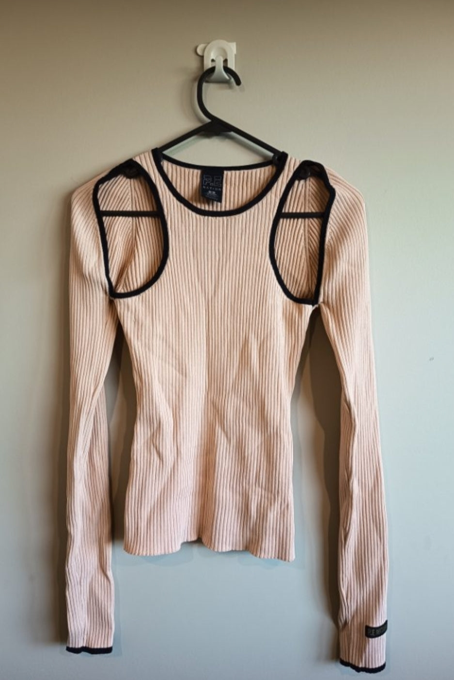 P.E Nation Ribbed Cutout Top