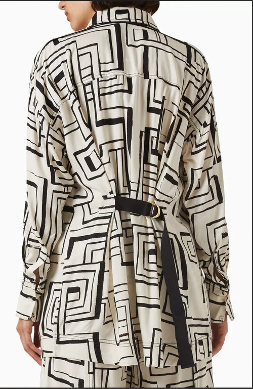 Aje Vortex Belted Shirt (8)