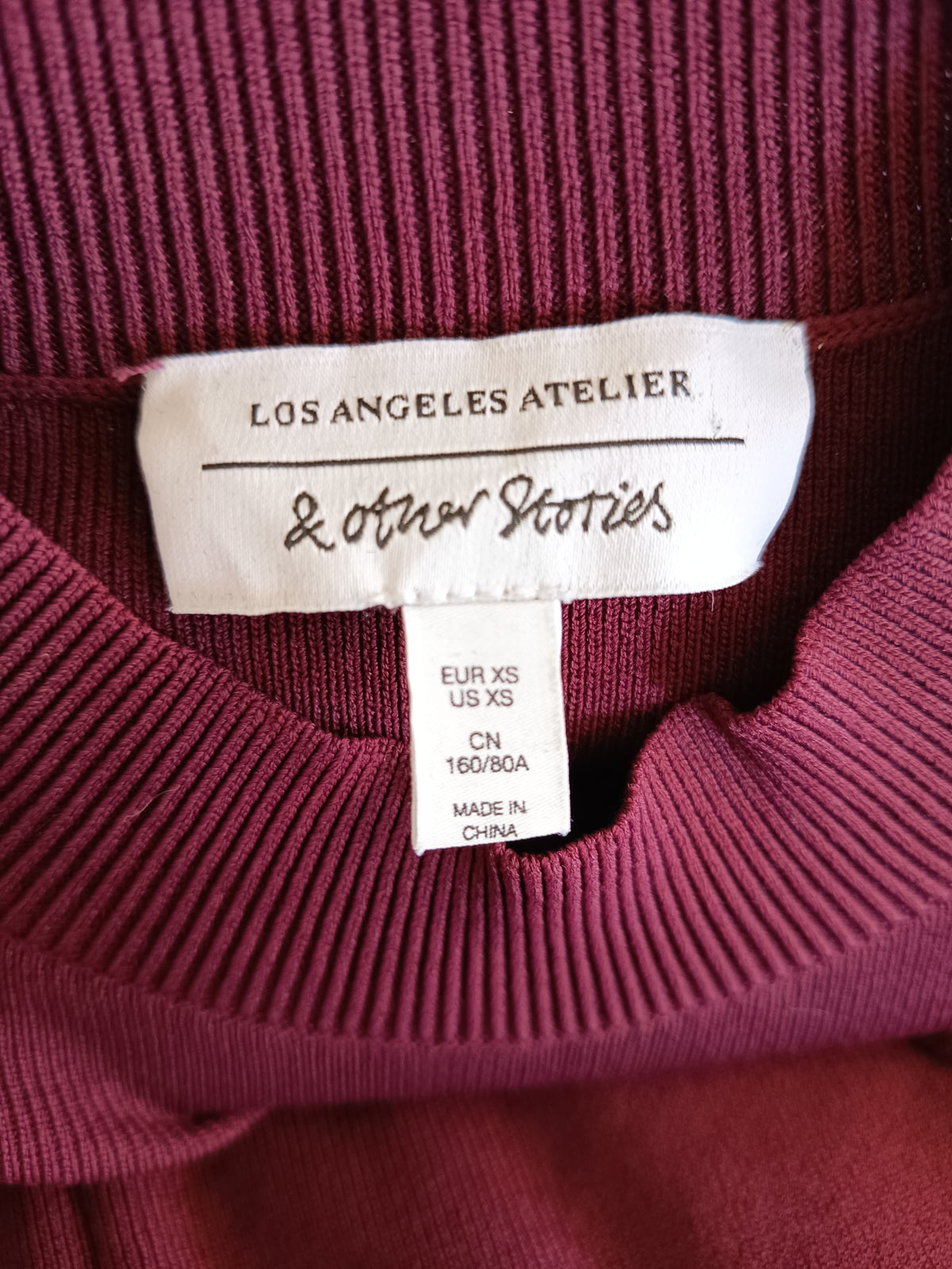 & Other Stories Cutout knit Top (XS)