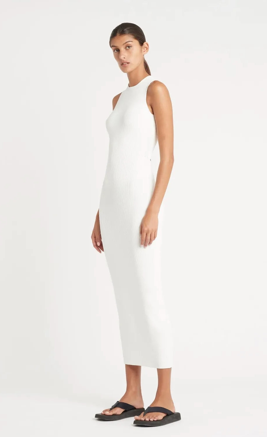 SIR. The Label Celena Cross Back Midi Dress