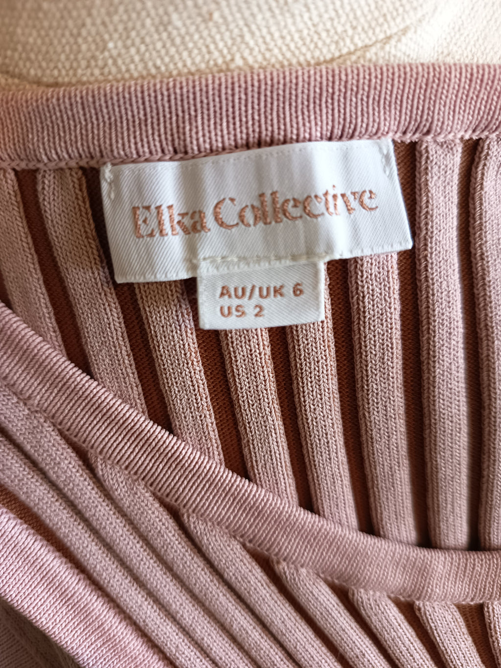 Elka Collective Lavinia Ribbed Midi Dress