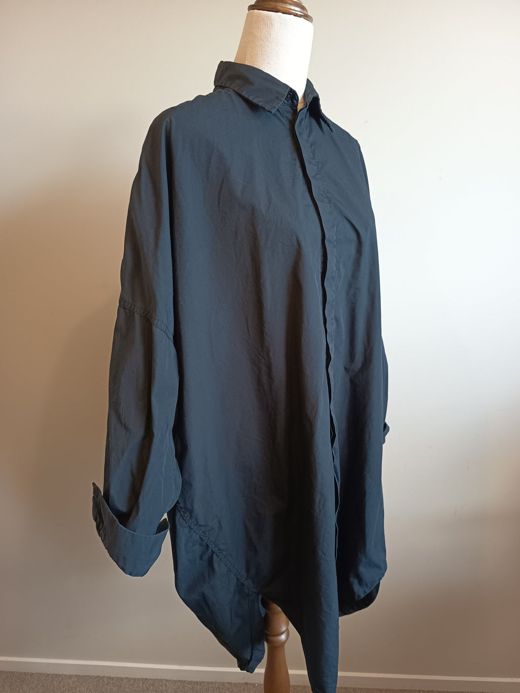 Bassike Oversized Shirt Dress (XS)