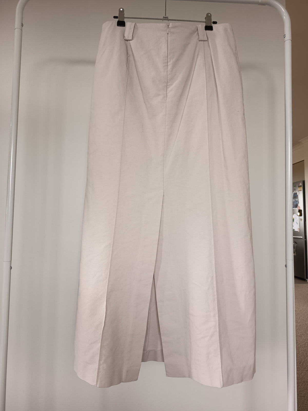 Cue Button Midi Skirt