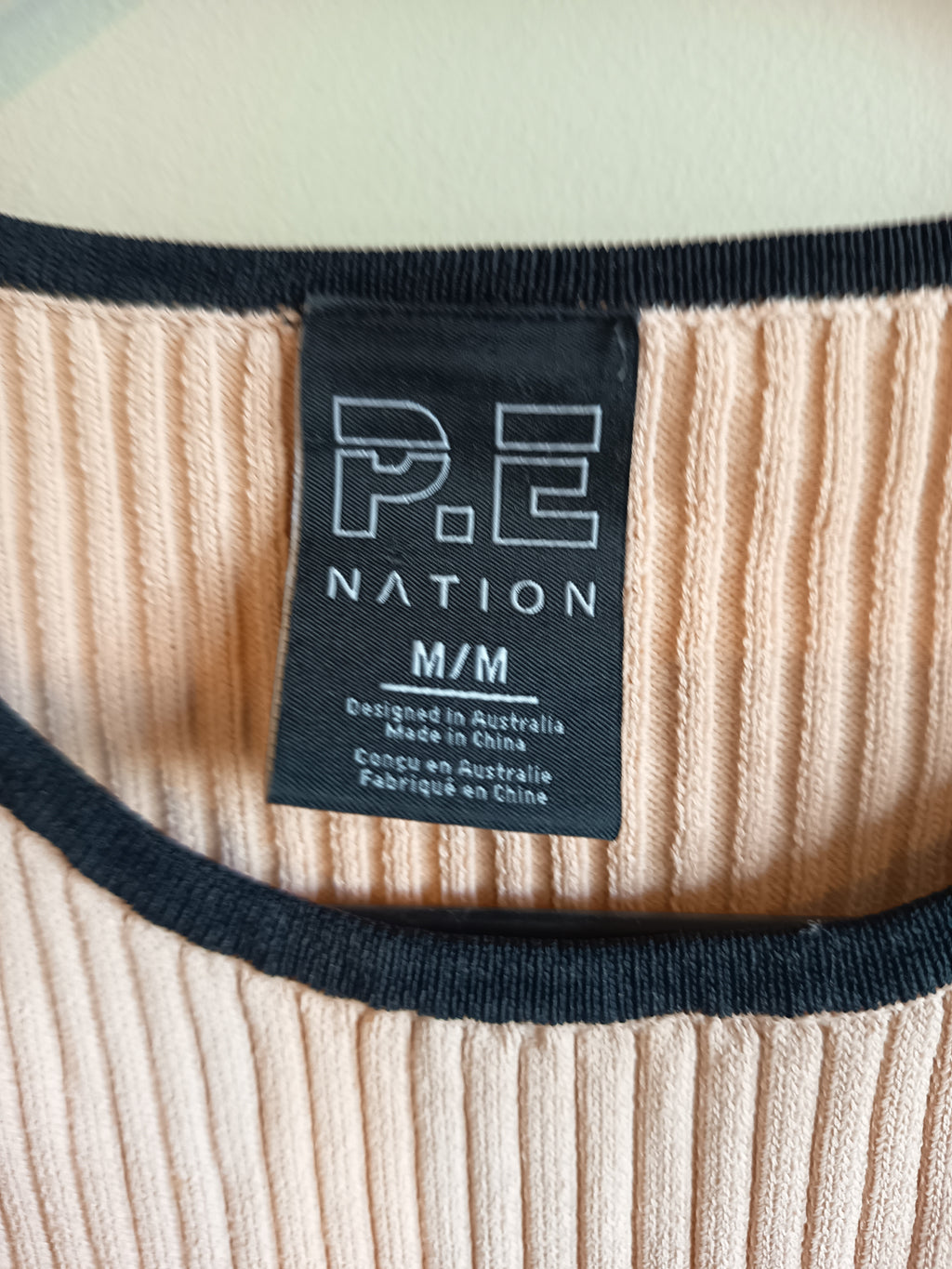 P.E Nation Ribbed Cutout Top