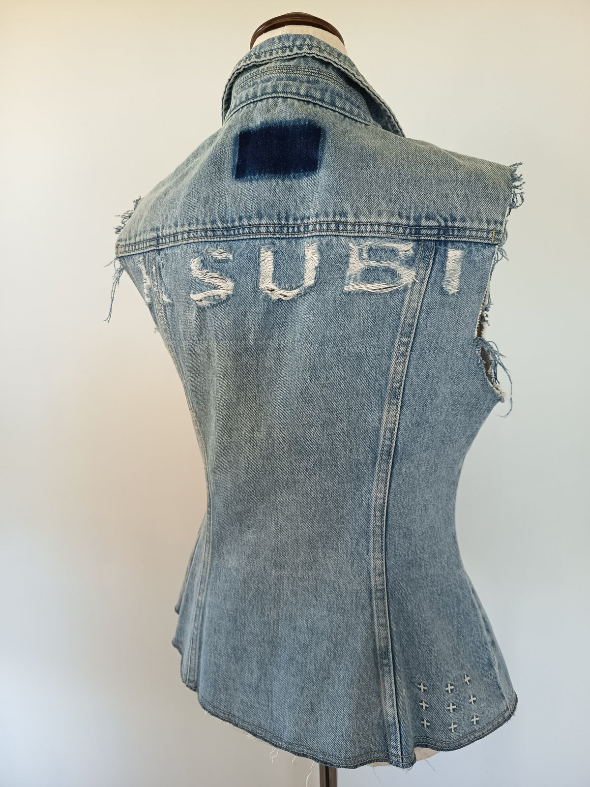 Ksubi Spark Vest Torn Up (S)