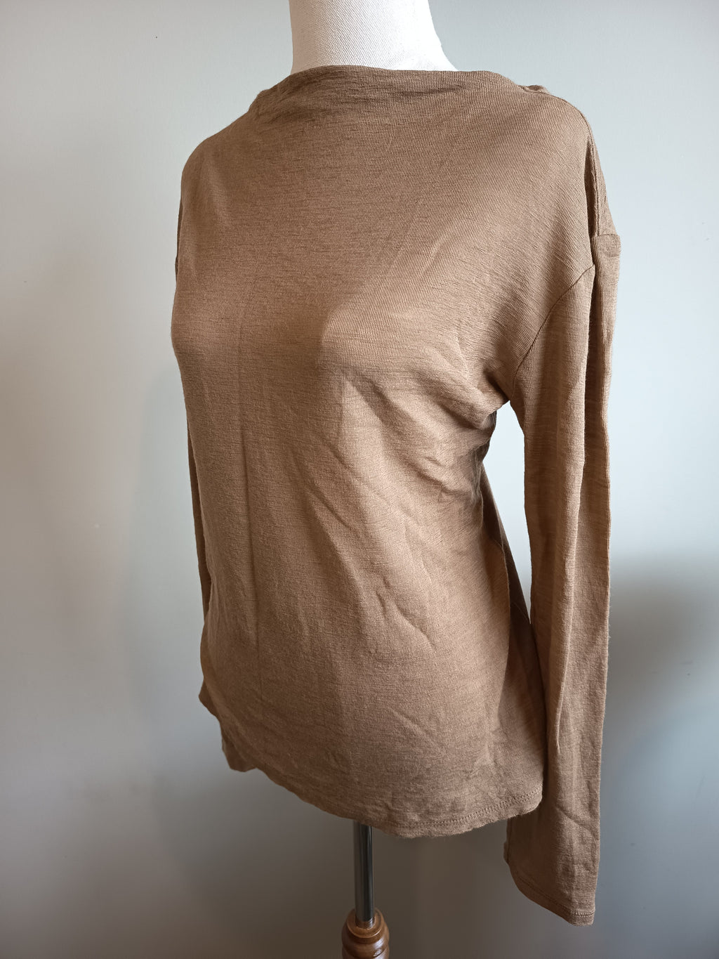 Country Road Boatneck Wool Top