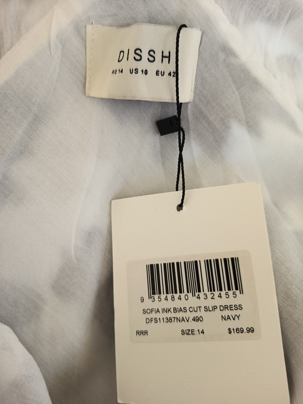 DISSH Sofia Slip Dress (14) (NEW)