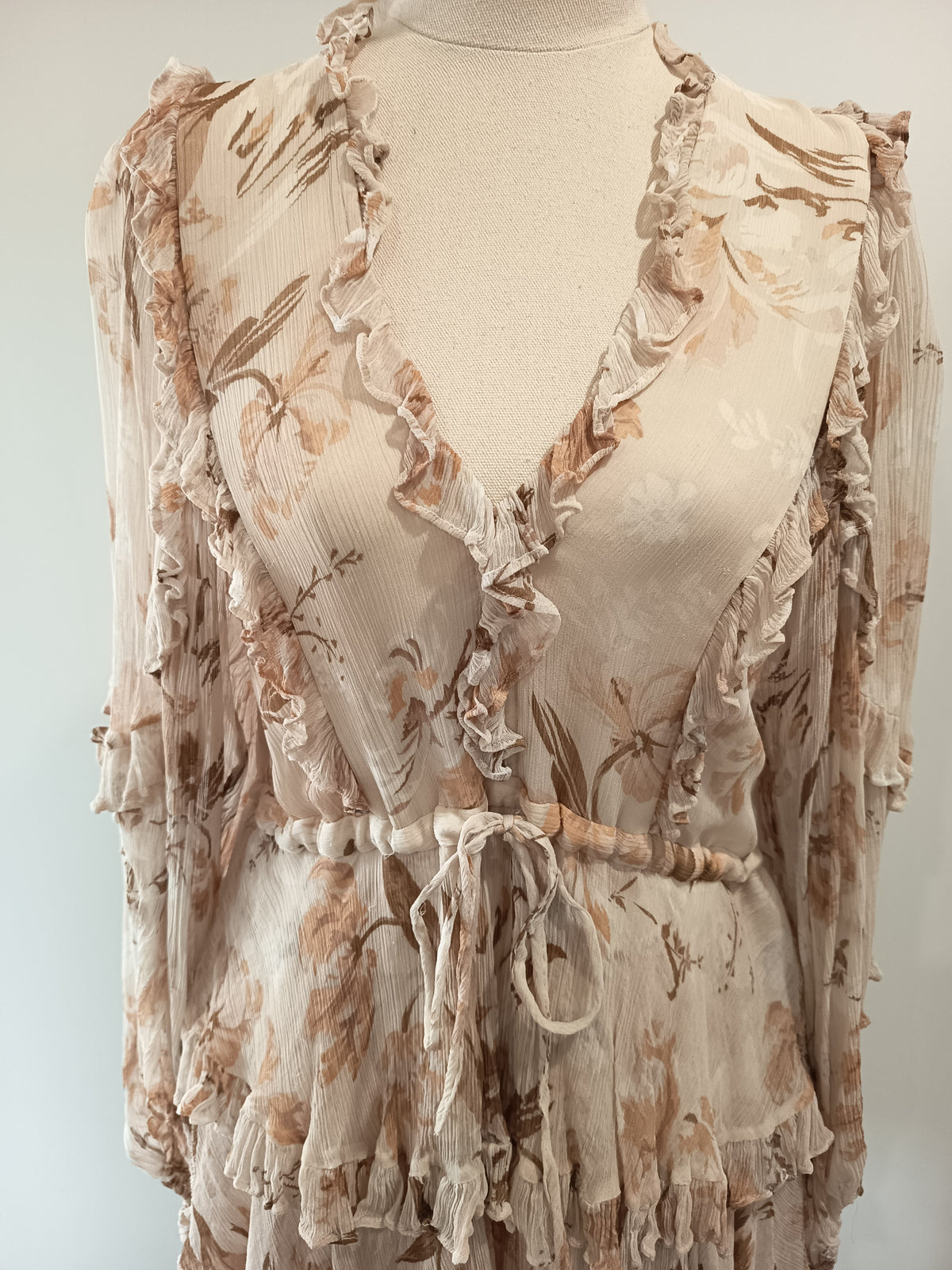 Shona Joy Nina Frill Mini Dress