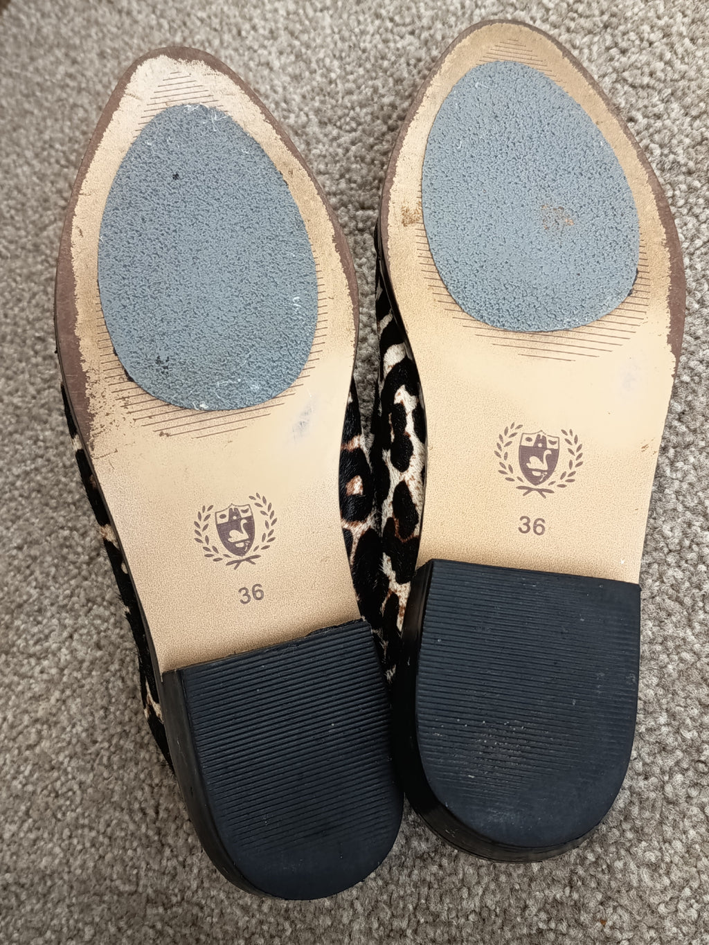 Mi Piaci Luxe Leopard Pony Hair Mules