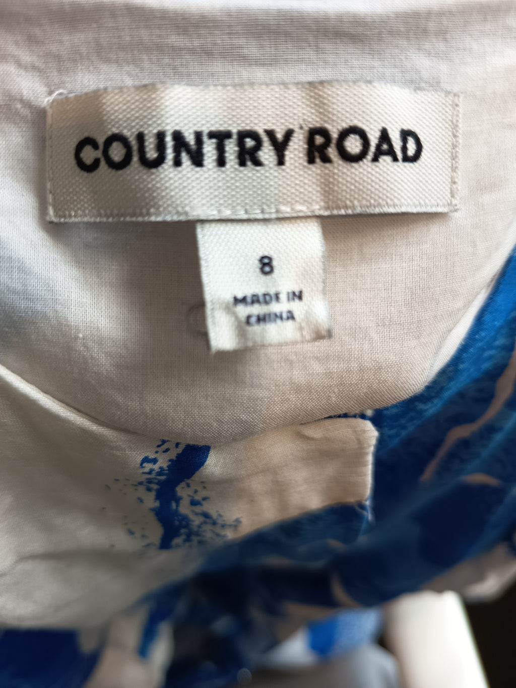 Country Road Print Organza Mini Dress