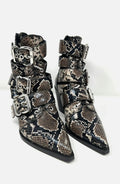 Jeffrey Campbell Caceres Snakeprint Boots