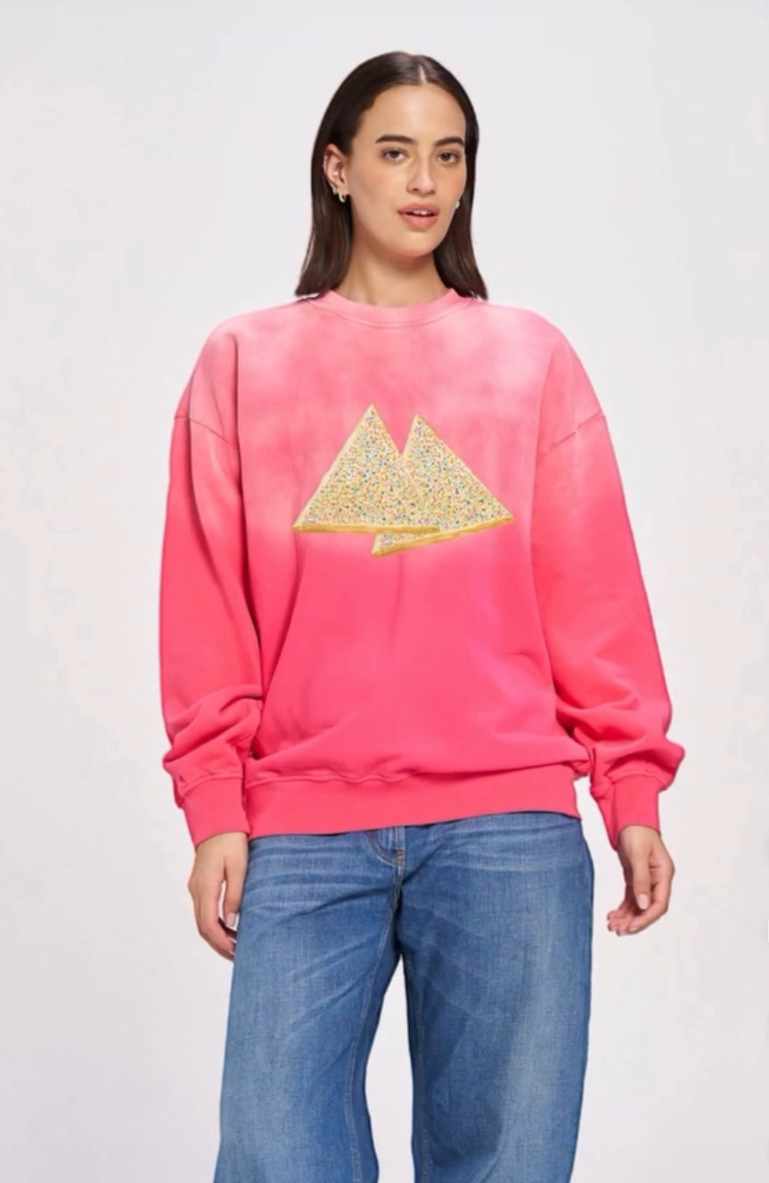 MAKU Fairy Bread Acid Wash Crew