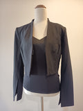 Cue Split Cuff Cropped Blazer