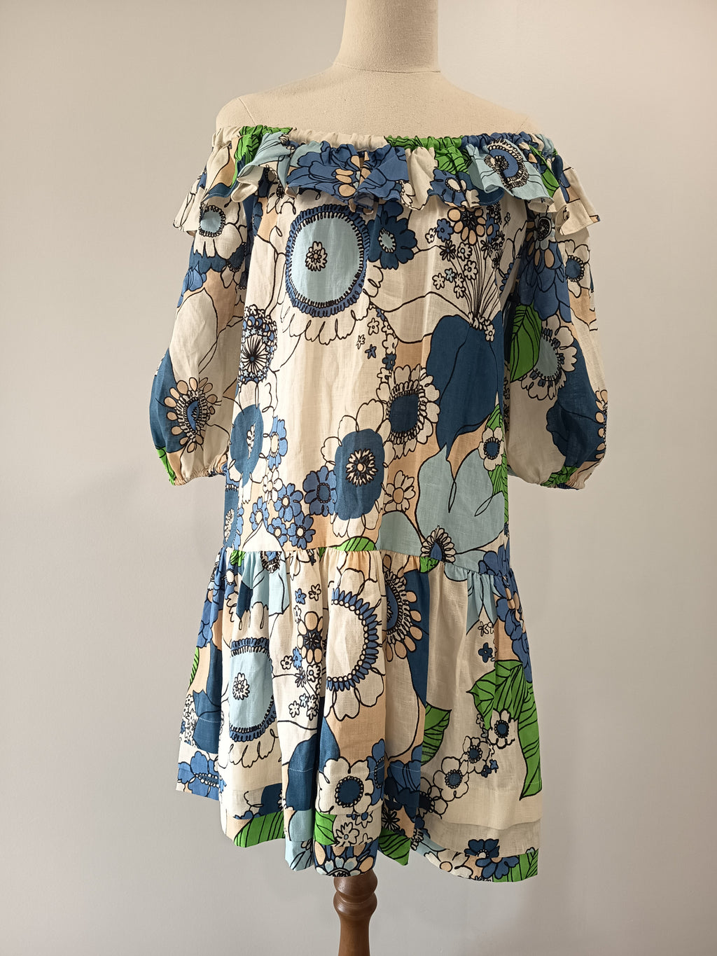 Alèmais Farrah Ruffle Mini Dress (6)