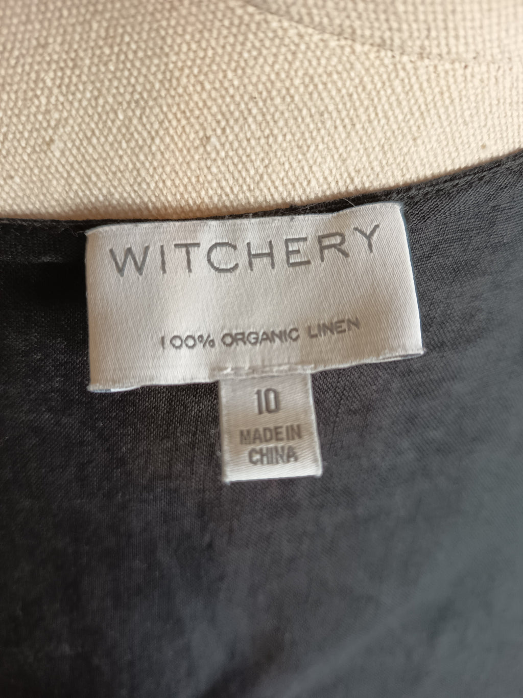 Witchery Linen Wrap Top