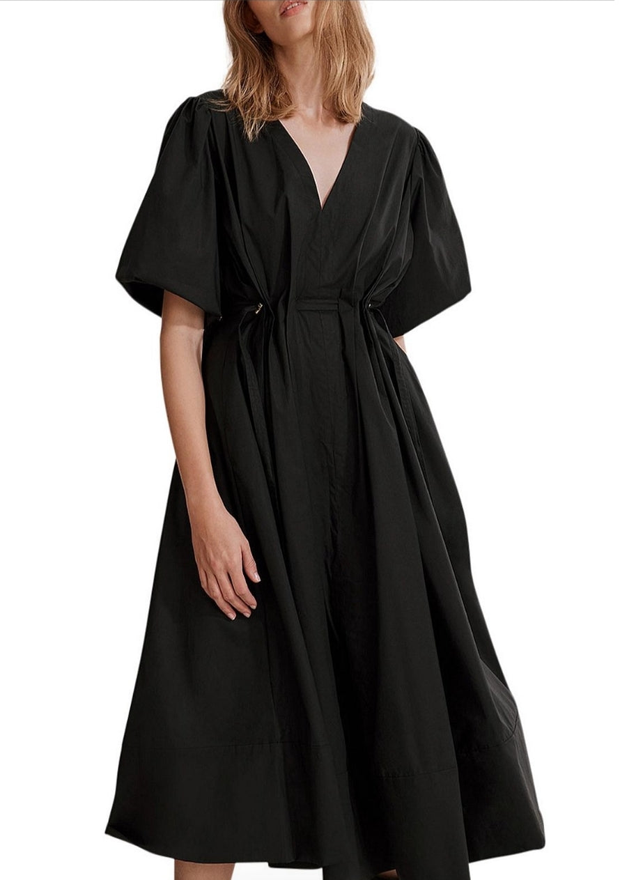 Country Road Gathered Detail Midi Dress (10)