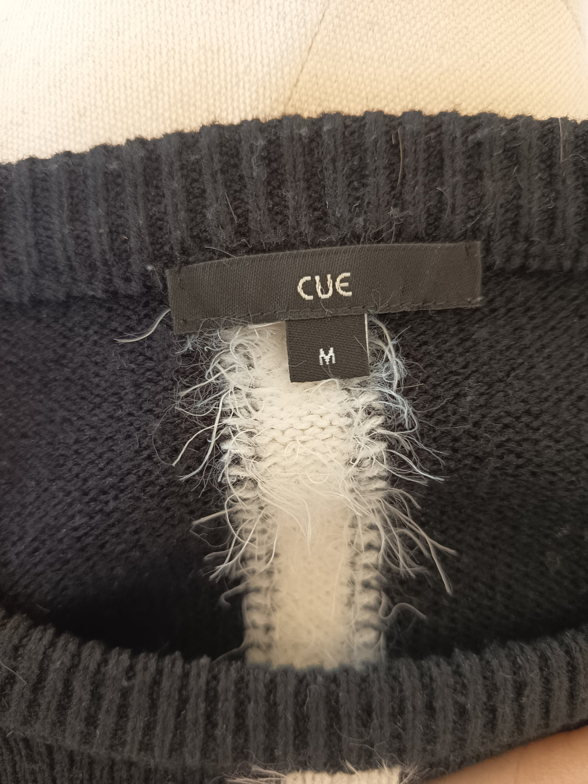 Cue Windowpane Knit
