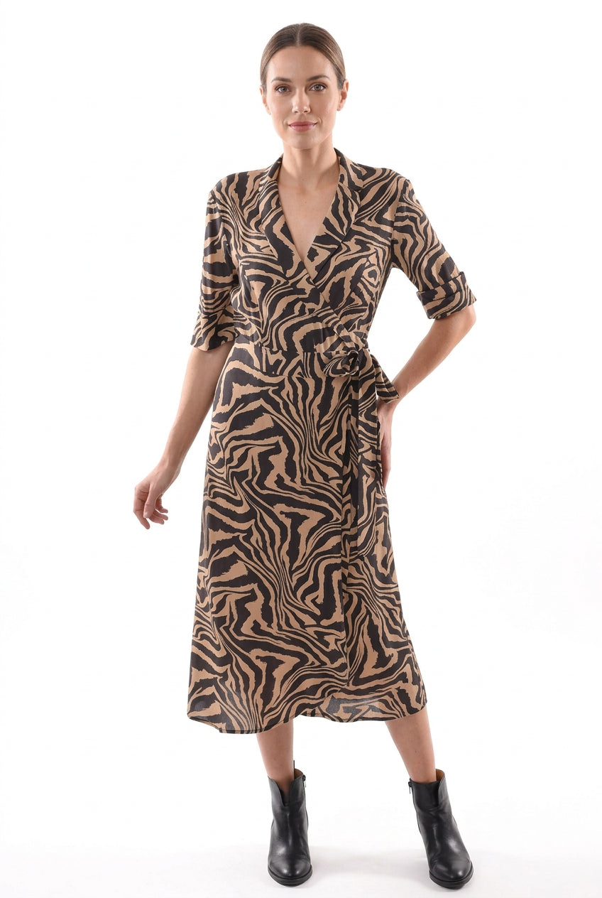 GANNI Emory Crepe Dress (10)