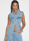 Ksubi Spark Vest Torn Up (S)