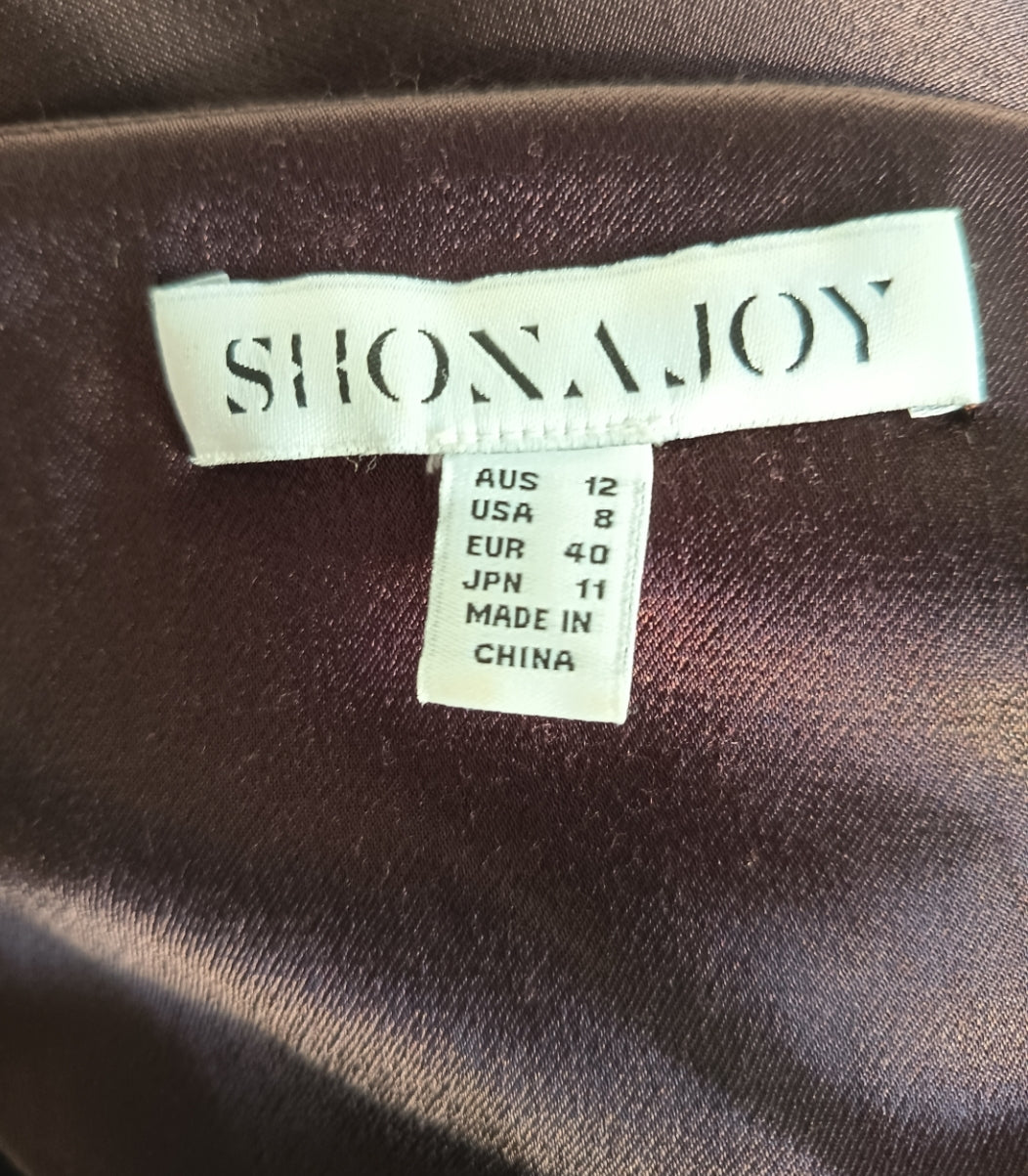 Shona Joy Wright Flutter Sleeve Bias Midi Dress (12)