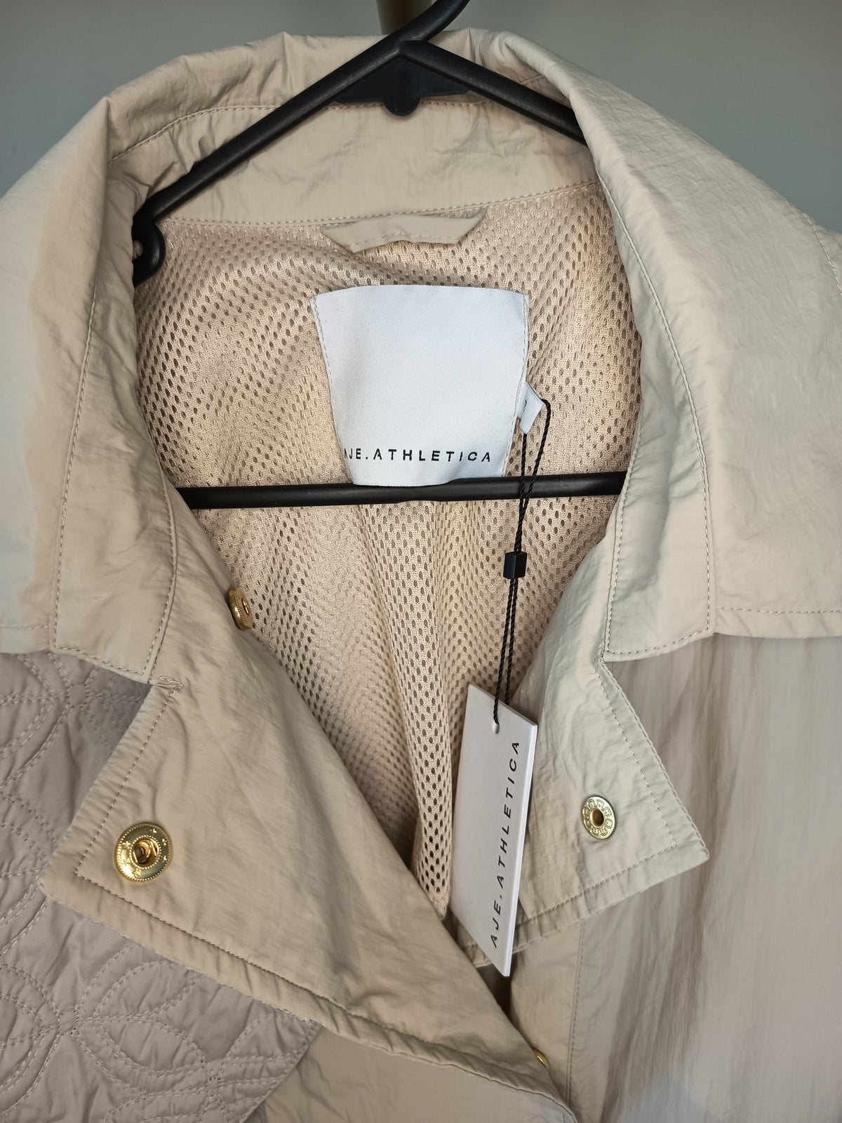 Aje Athletica Quilted Storm Flap Trench (8)