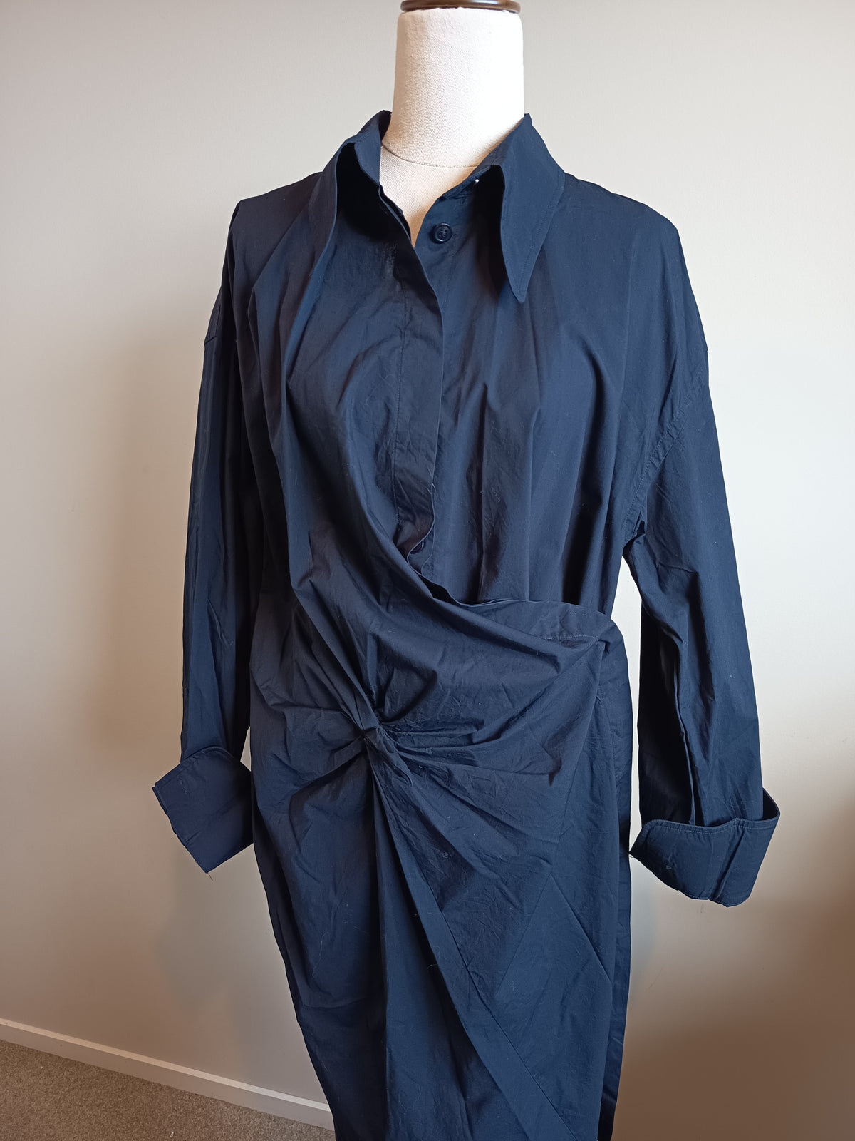 Scanlan Theodore Oversized Cotton Shirt Dress