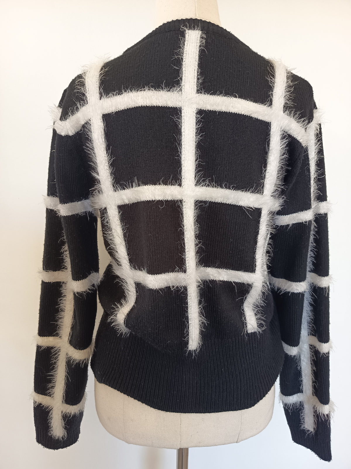Cue Windowpane Knit