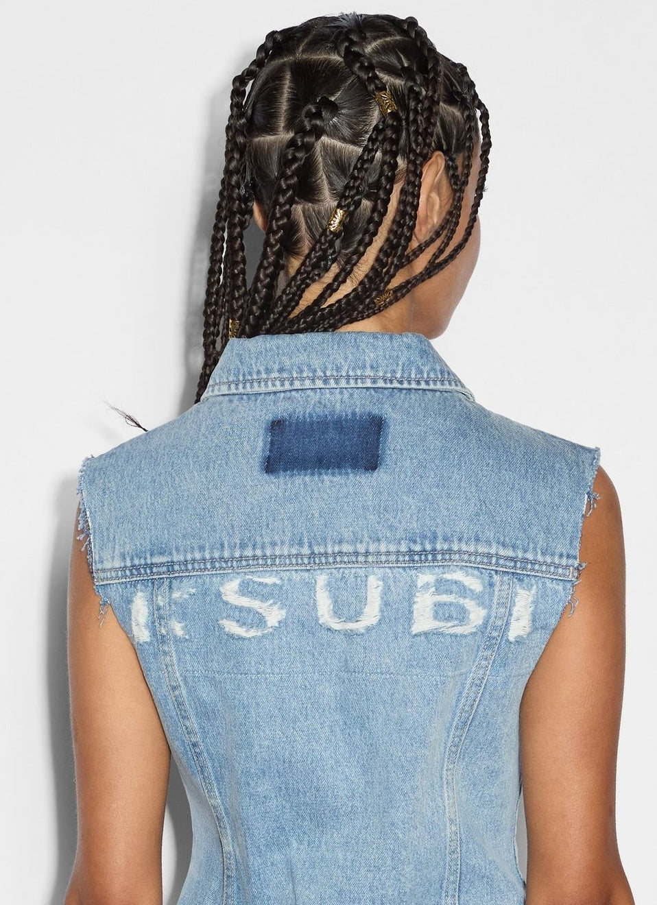 Ksubi Spark Vest Torn Up (S)