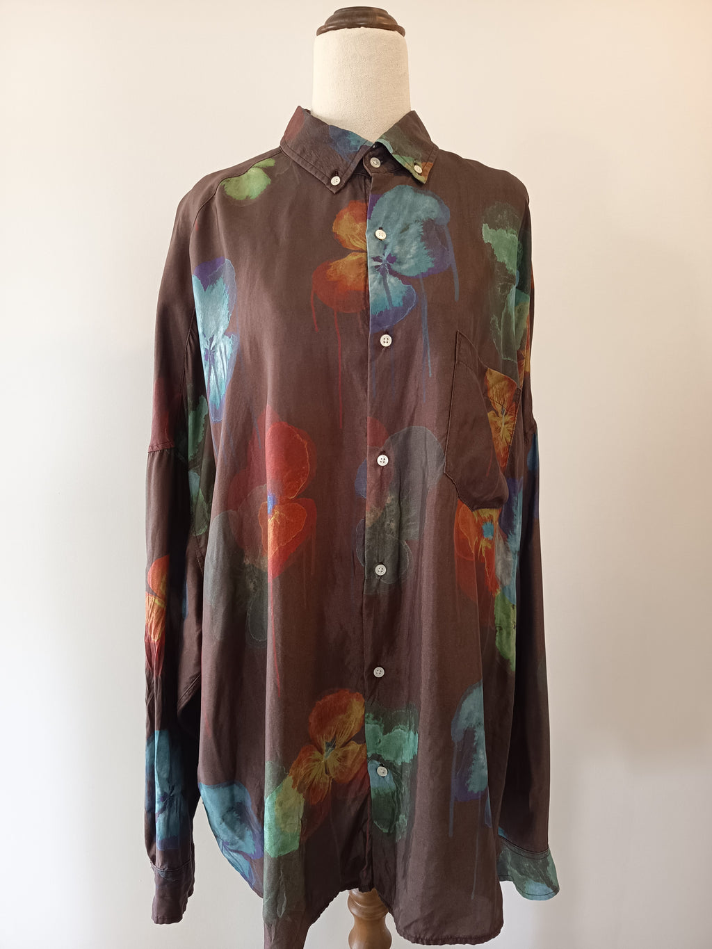 Summi Summi Long Sleeve Shirt Pansy Drip