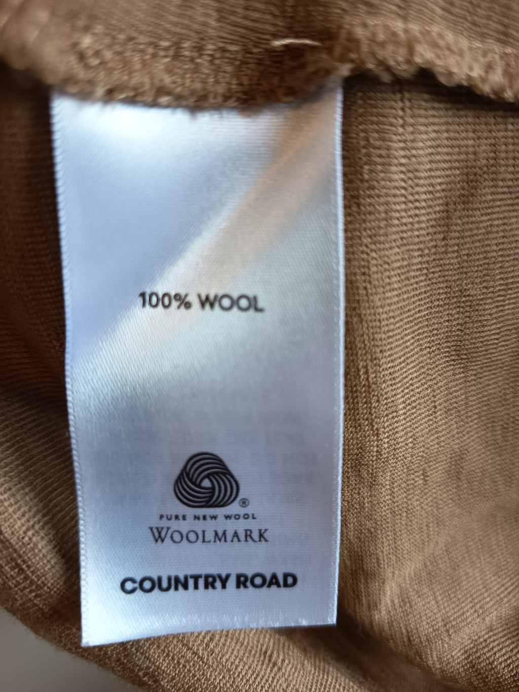 Country Road Boatneck Wool Top