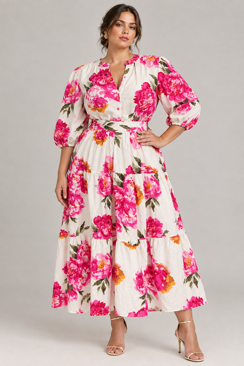 Whistle Floral Tiered Dress