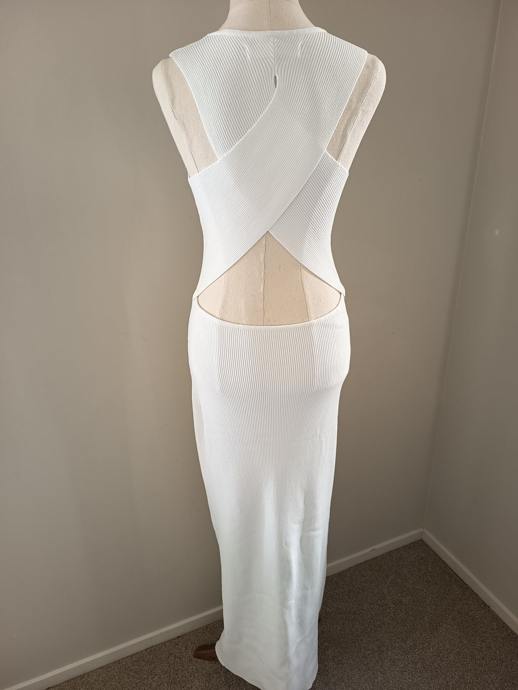 SIR. The Label Celena Cross Back Midi Dress