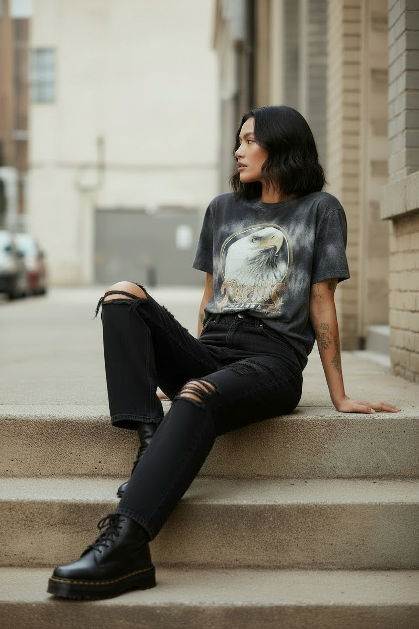 Thrills Eagle Oversized Tee