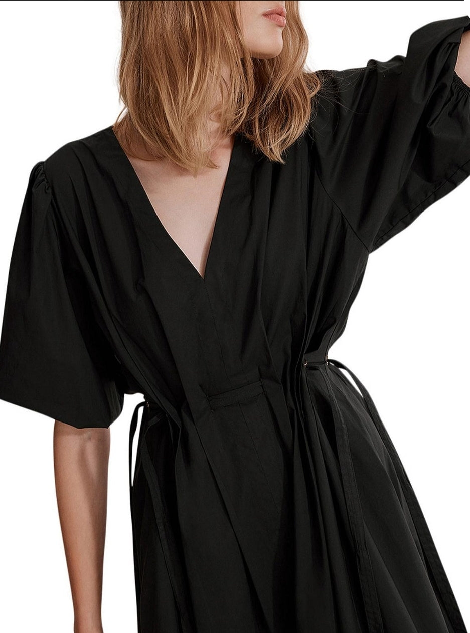 Country Road Gathered Detail Midi Dress (10)