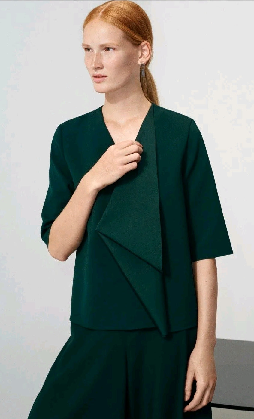 COS Drape Detail A-Line Top