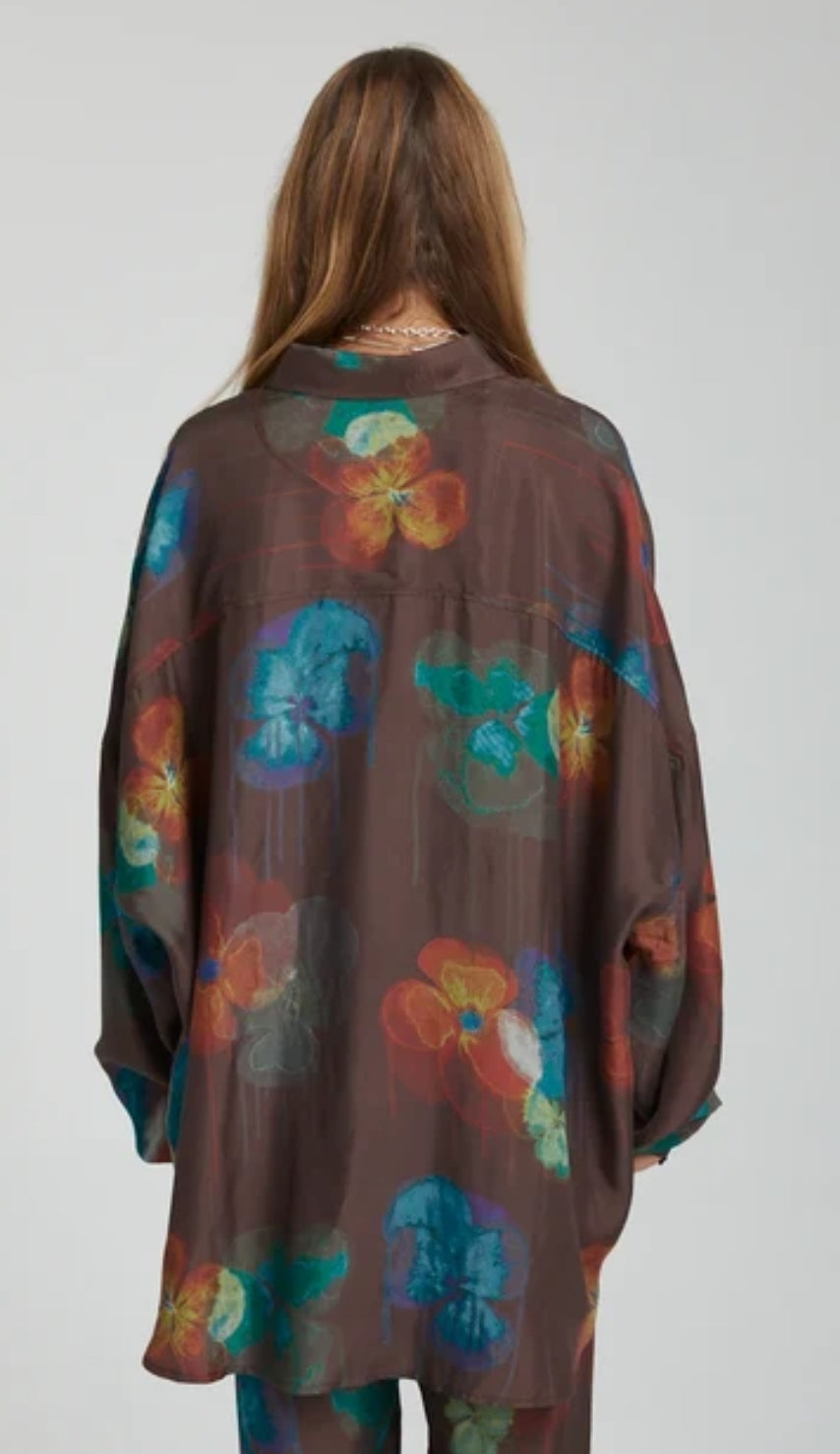 Summi Summi Long Sleeve Shirt Pansy Drip