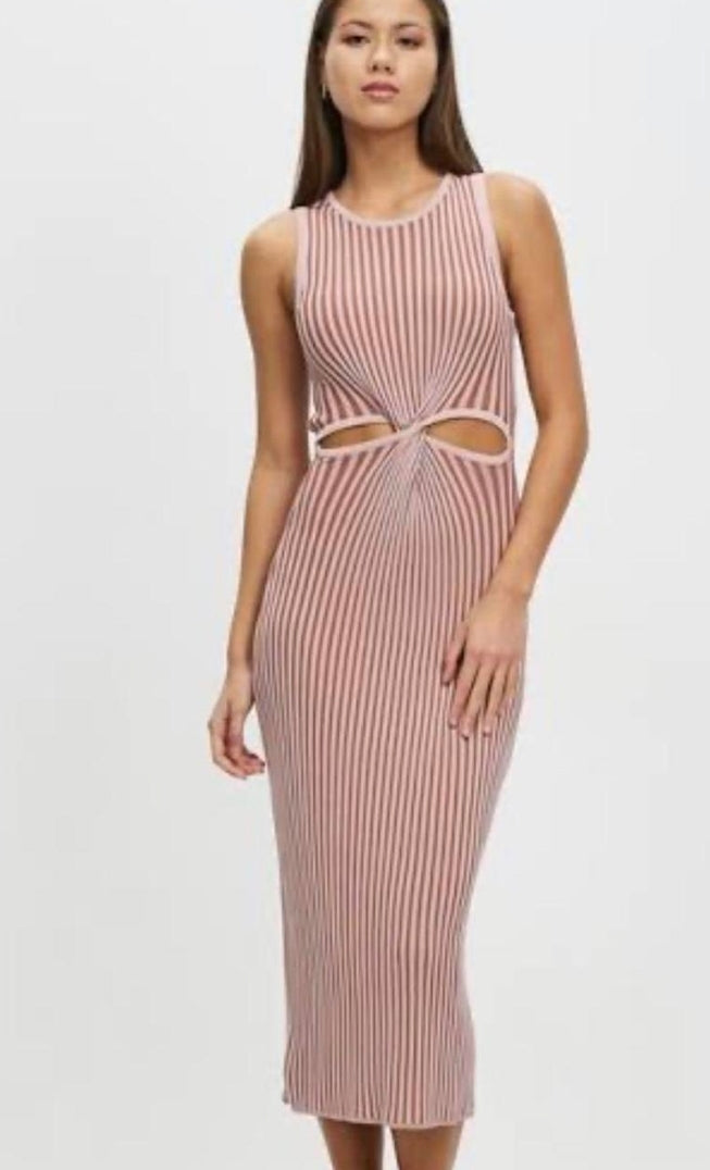 Elka Collective Lavinia Ribbed Midi Dress