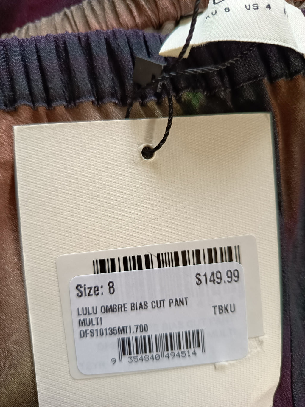 DISSH Lulu Ombre Bias Cut Pants (NEW)