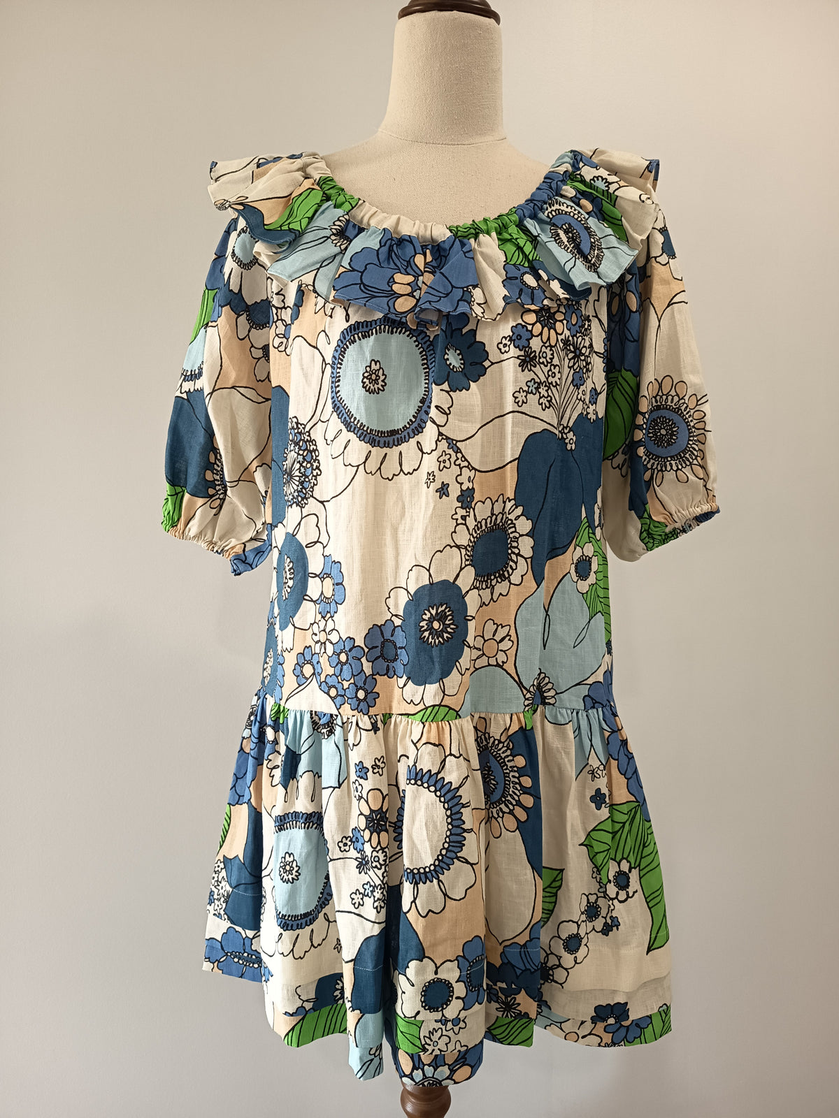 Alèmais Farrah Ruffle Mini Dress (6)